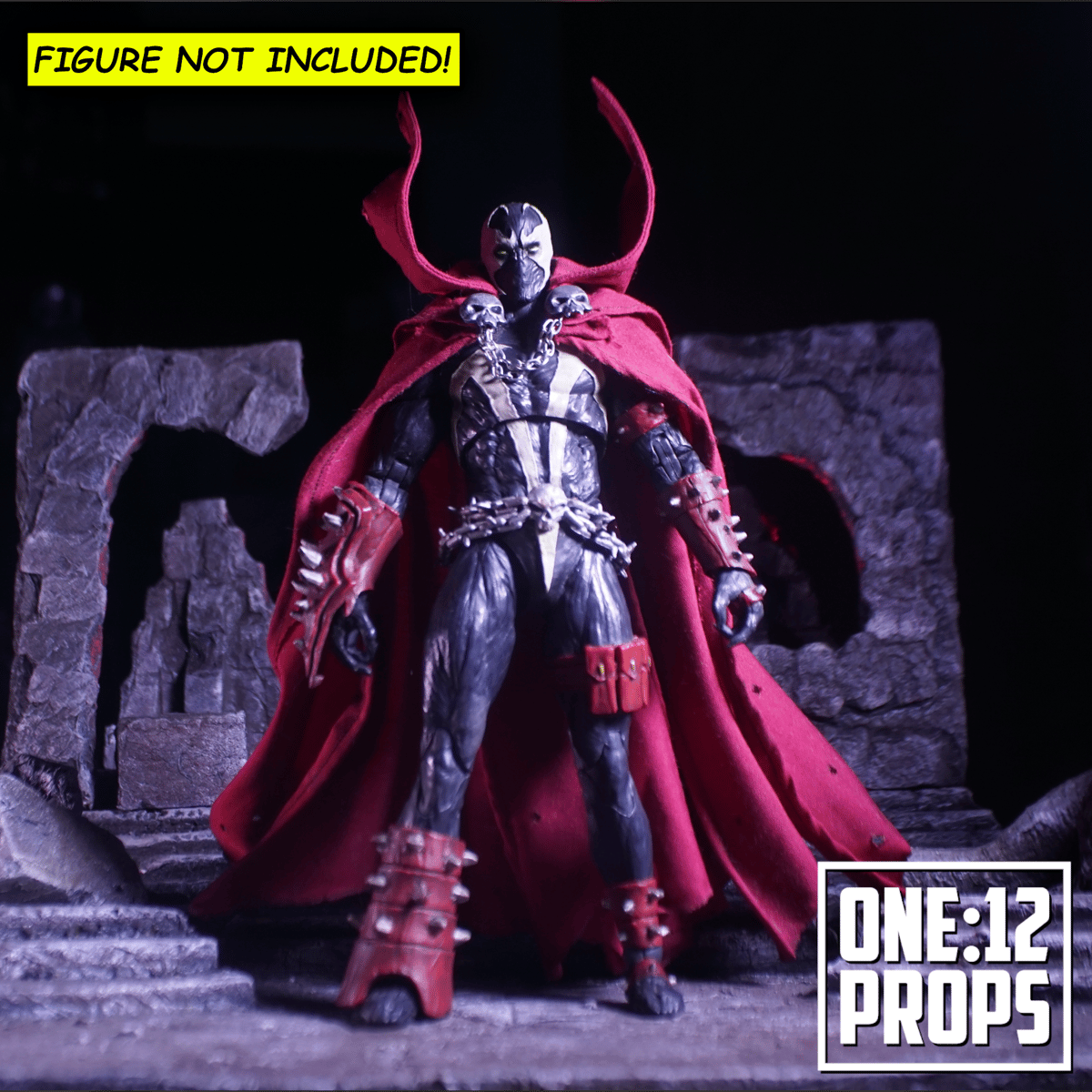 Custom Wired Cape for Mcfarlane Spawn | one12props